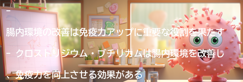 腸内環境改善と免疫力アップのための総合的なアプローチの要点まとめ