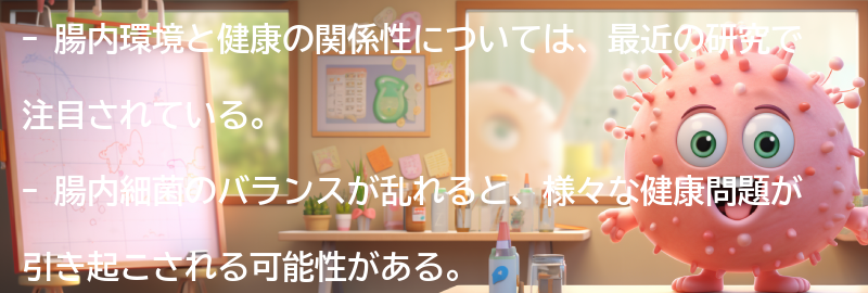 腸内環境と健康の関係性の要点まとめ