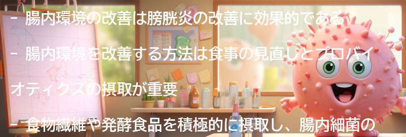 腸内環境の改善方法の要点まとめ