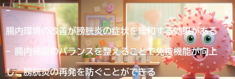 腸内環境改善が膀胱炎に与える効果の要点まとめ