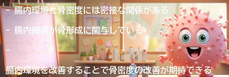 腸内環境と骨密度の関係とは？の要点まとめ