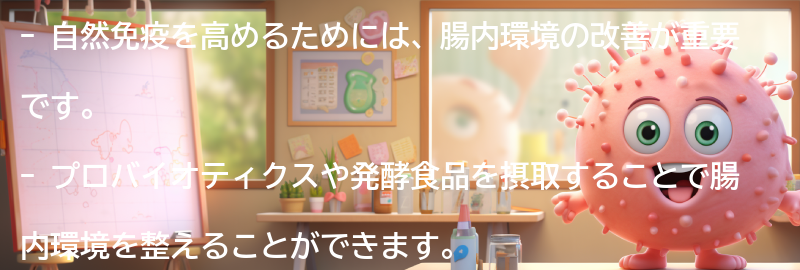 自然免疫を高めるための習慣とは？の要点まとめ