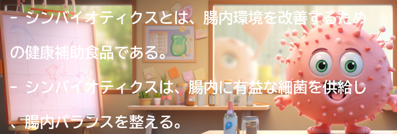 シンバイオティクスと他の健康補助食品の違いの要点まとめ