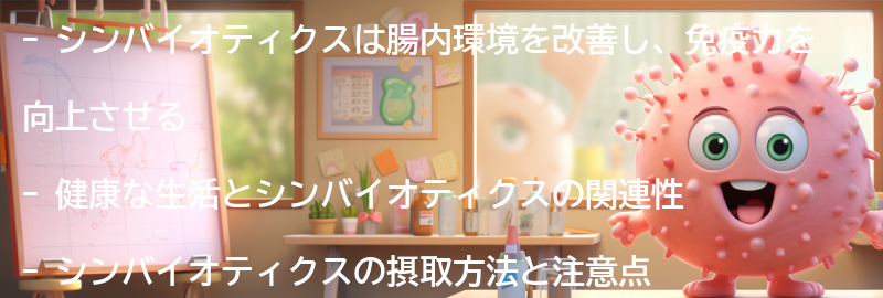 シンバイオティクスと健康な生活の関連性の要点まとめ