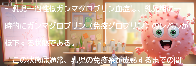 乳児一過性低ガンマグロブリン血症に関する最新の研究とは？の要点まとめ