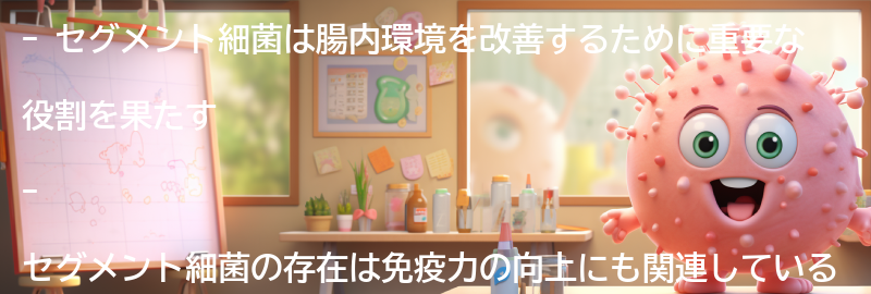 セグメント細菌が腸内環境改善に与える影響の要点まとめ