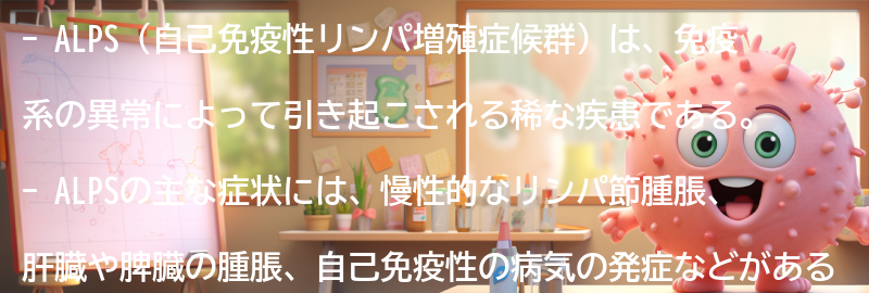 ALPSの主な症状とは？の要点まとめ