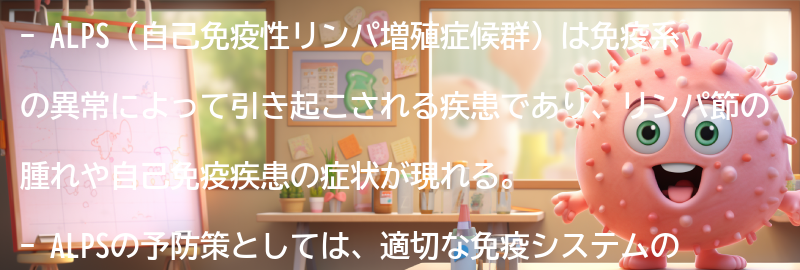 ALPSの予防策と生活の質の向上方法の要点まとめ