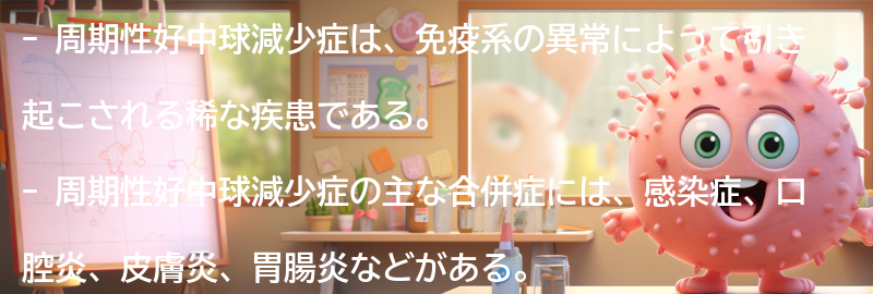 周期性好中球減少症の合併症とは？の要点まとめ