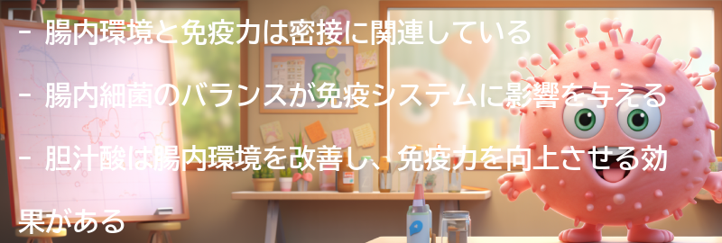 腸内環境と免疫力の関係性についての要点まとめ