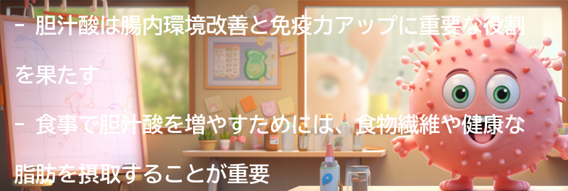 胆汁酸を増やすための食事とサプリメントの要点まとめ
