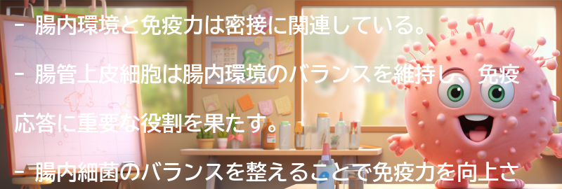 腸内環境と免疫力の関係とは？の要点まとめ