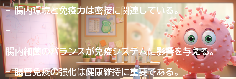 腸内環境と免疫力の関係とは？の要点まとめ