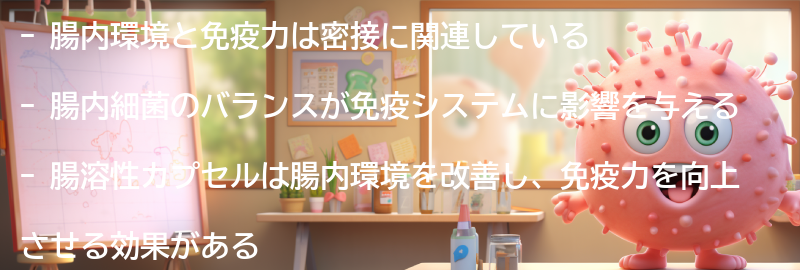 腸内環境と免疫力の関係とは？の要点まとめ