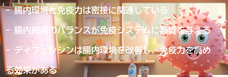 腸内環境と免疫力の関係とは？の要点まとめ
