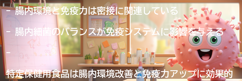 腸内環境と免疫力の関係性についての要点まとめ