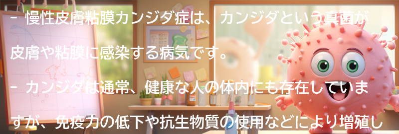 慢性皮膚粘膜カンジダ症とは何ですか？の要点まとめ