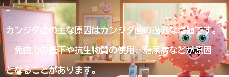 カンジダ症の主な原因とは？の要点まとめ