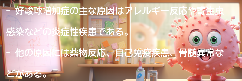 好酸球増加症の主な原因は何ですか？の要点まとめ