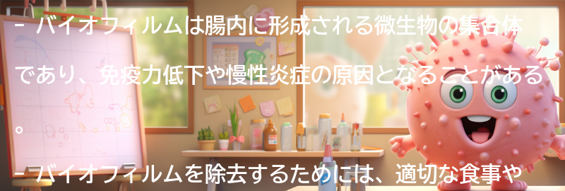 バイオフィルムを除去する方法とは？の要点まとめ