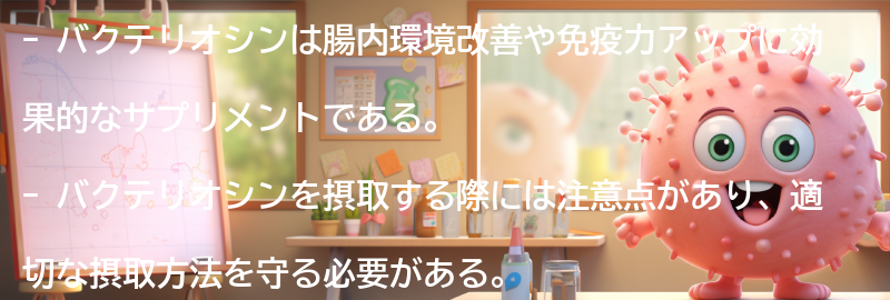 バクテリオシンを摂取する際の注意点と副作用についての要点まとめ