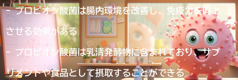 プロピオン酸菌とは何か？の要点まとめ