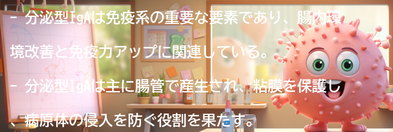 分泌型IgAとは何か？の要点まとめ