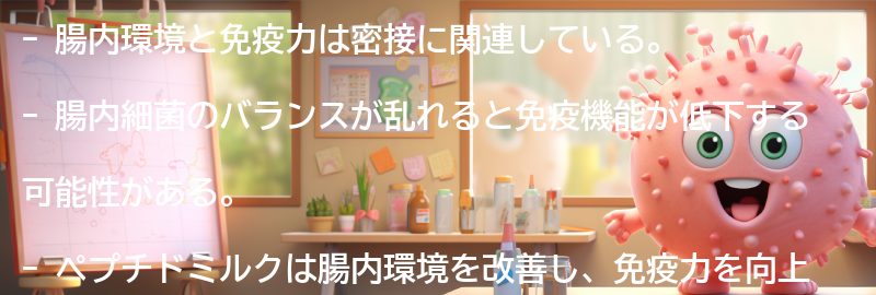 腸内環境と免疫力の関係性についての要点まとめ