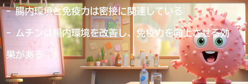 腸内環境と免疫力の関係性の要点まとめ