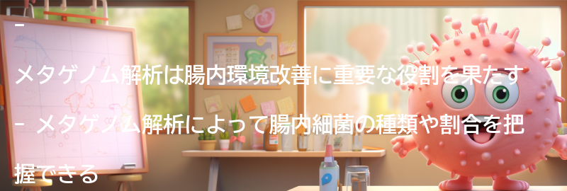 メタゲノム解析が腸内環境改善に与える影響の要点まとめ