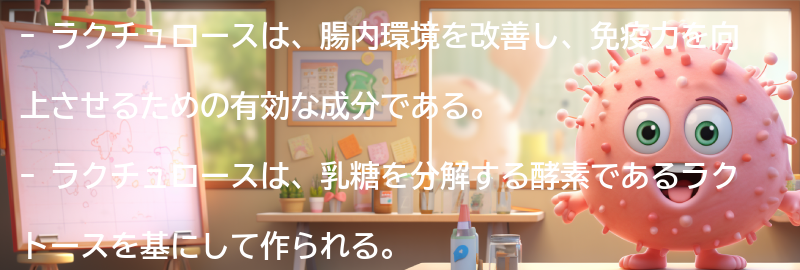 ラクチュロースとは何か？の要点まとめ