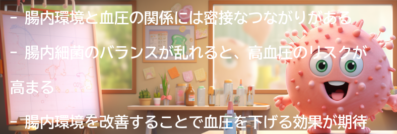 腸内環境と血圧の関係についての要点まとめ