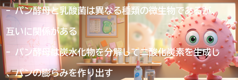 パン酵母と乳酸菌の関係についてのQ&Aの要点まとめ