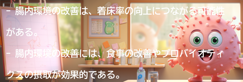 腸内環境改善の効果とは？の要点まとめ