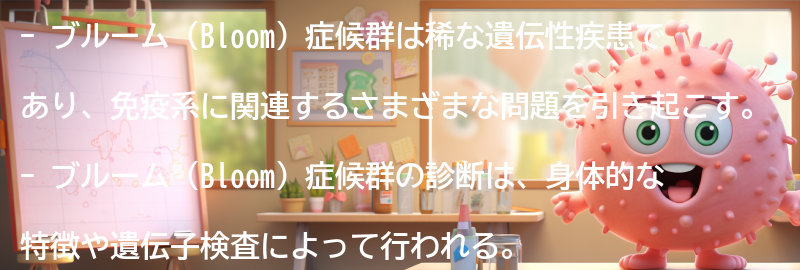 ブルーム（Bloom）症候群の診断方法と治療法の要点まとめ