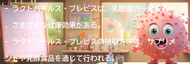ラクトバチルス・ブレビスの摂取方法の要点まとめ