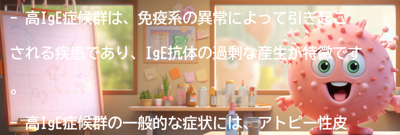 高IgE症候群の一般的な症状とは？の要点まとめ
