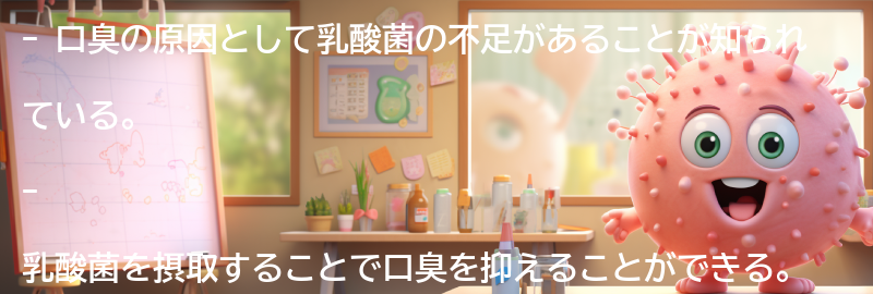 口臭を抑えるための乳酸菌の摂取方法の要点まとめ