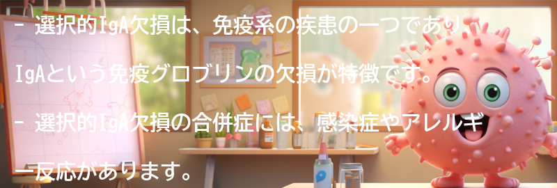 選択的IgA欠損の合併症と予防策の要点まとめ