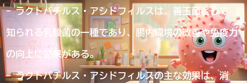 ラクトバチルス・アシドフィルスの注意点と副作用の要点まとめ
