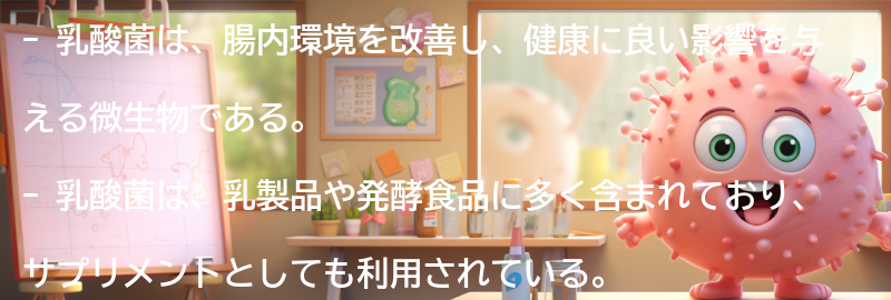 乳酸菌とは何か？の要点まとめ