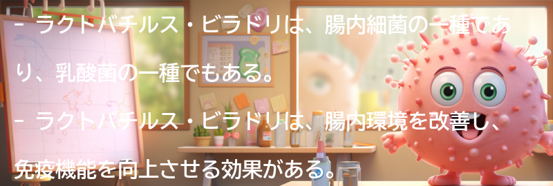 ラクトバチルス・ビラドリとは？の要点まとめ